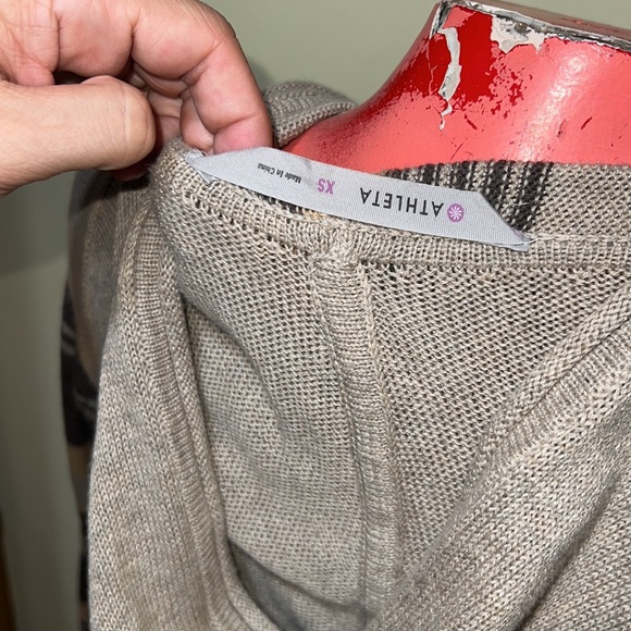 Athleta cardigan sweater wrap with a hood - Picture 9 of 9